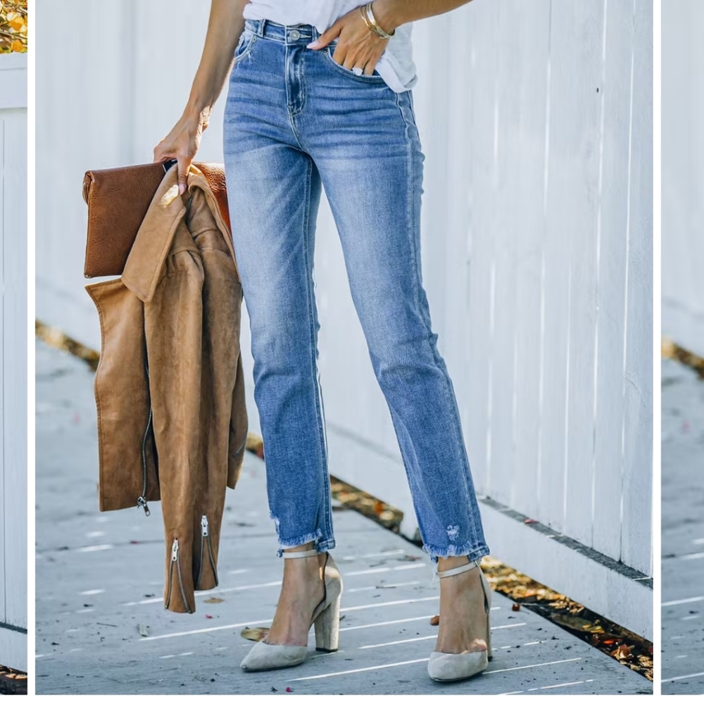 NWT Vici Hannah High Rise Straight Leg Denim